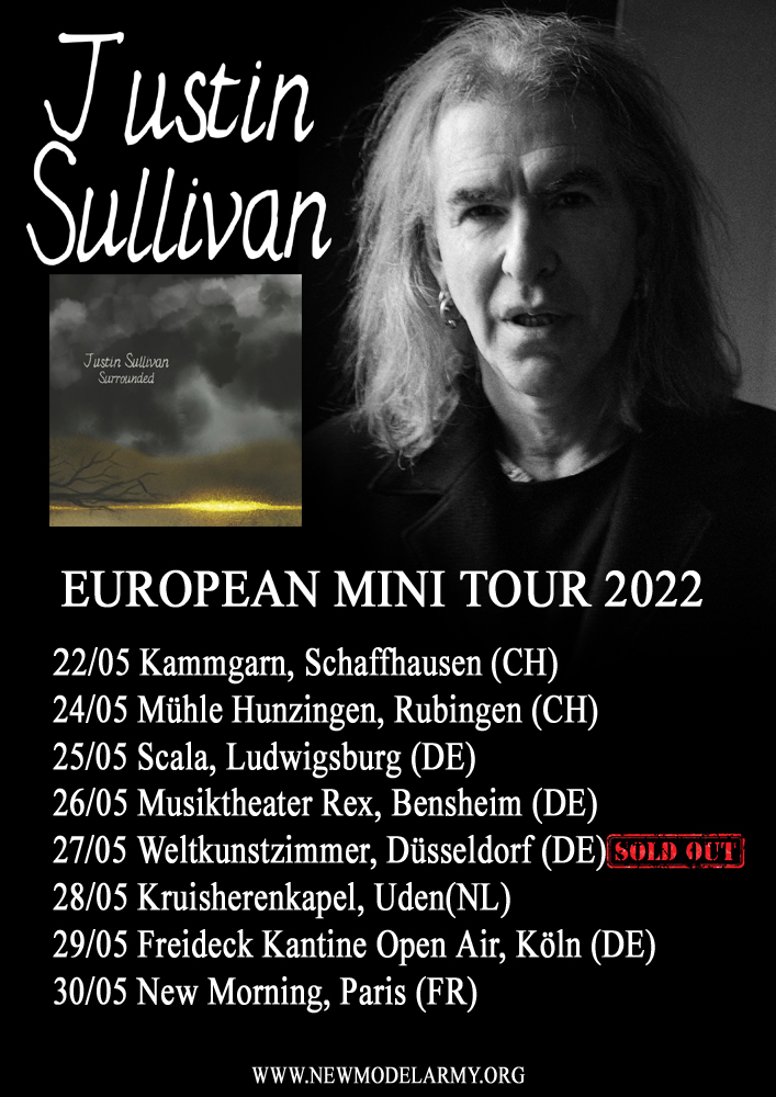 Justin Sullivan Tour 2022