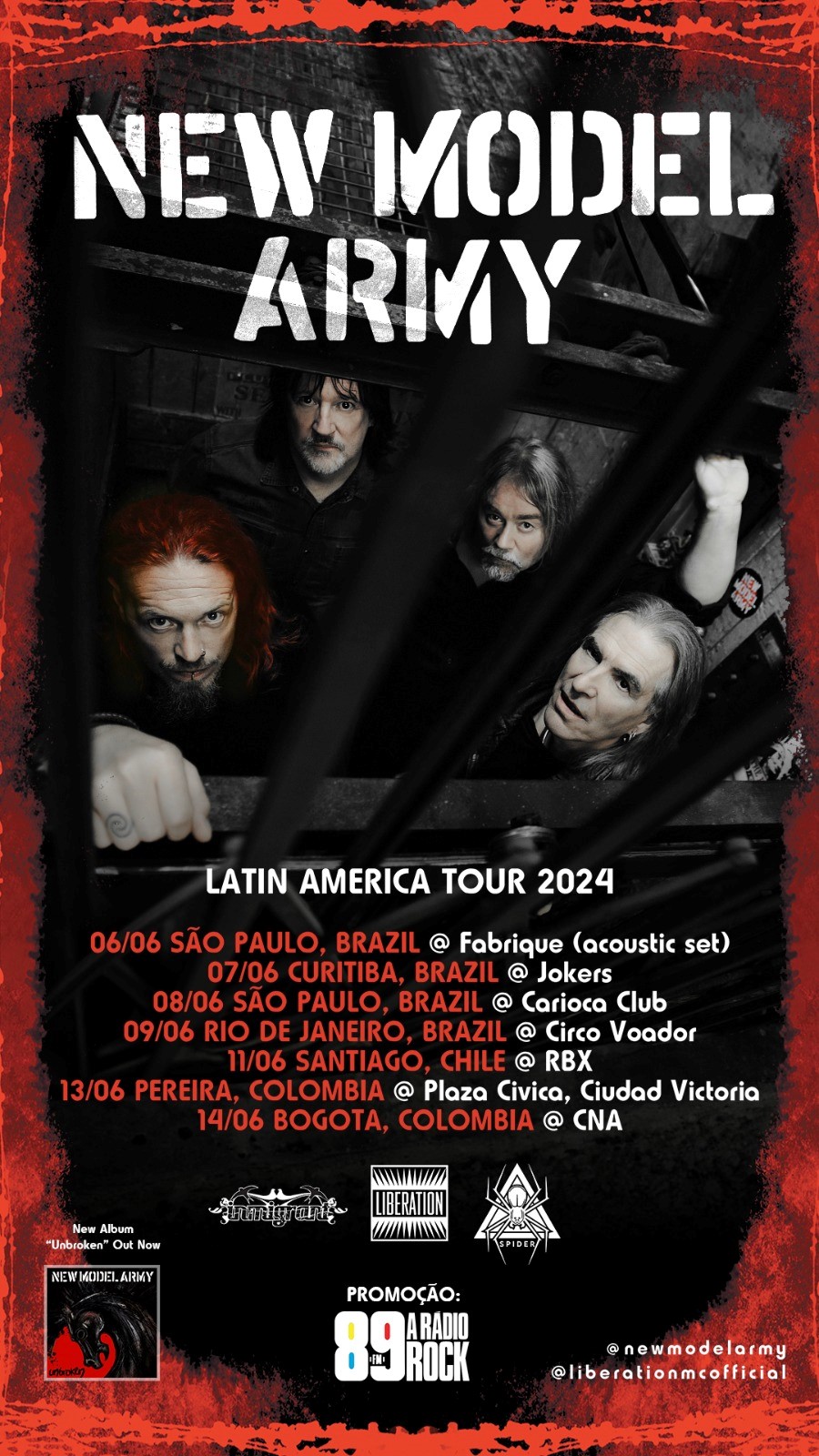 NEW MODEL ARMY – South America ***Update***